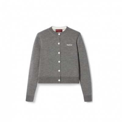 WOOL JACQUARD CARDIGEN