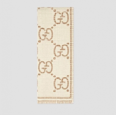 GG WOOL JACQUARD SCARF